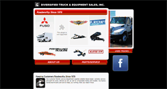 Desktop Screenshot of diversifiedtrucks.com